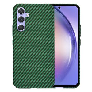 Husa pentru  Samsung Galaxy A54 5G CarbonFiber UltraSlim, Lightweight, verde