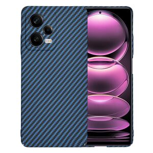 Husa pentru  Xiaomi Redmi Note 12 Pro CarbonFiber UltraSlim, Lightweight, albastru
