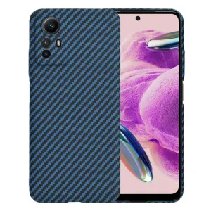 Husa pentru  Xiaomi Redmi Note 12S 4G CarbonFiber UltraSlim, Lightweight, albastru