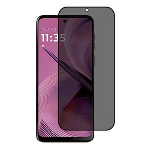 Folie sticla pentru  Motorola Moto G55 111D Privacy Full Glue, negru