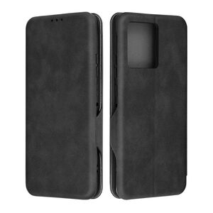 Husa tip carte pentru Motorola Edge 50 Neo Smart Wallet fata - spate protectie 360 - negru
