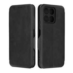 Husa tip carte pentru Xiaomi 14T Smart Wallet fata - spate protectie 360 - negru