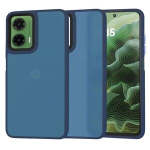 Husa pentru  Motorola Moto G35 Ghost Series frosted - albastru