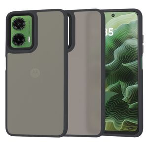 Husa pentru  Motorola Moto G35 Ghost Series frosted - negru