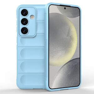 Husa pentru  Samsung Galaxy S24 FE Liquid Silicone, Microfibre Lining, Non-Slip Airbag Design, albastru