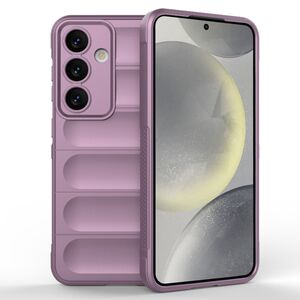 Husa pentru  Samsung Galaxy S24 FE Liquid Silicone, Microfibre Lining, Non-Slip Airbag Design, mov