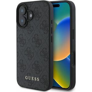 Husa pentru  iPhone 16 Guess - Hardcase 4G Classic - negru