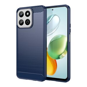 Husa pentru Honor 200 Smart Carbon Liquid Silicone, albastru