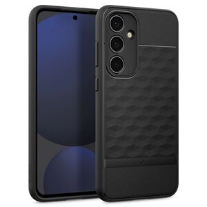 Husa Samsung Galaxy S24 FE Spigen Caseology Parallax, negru