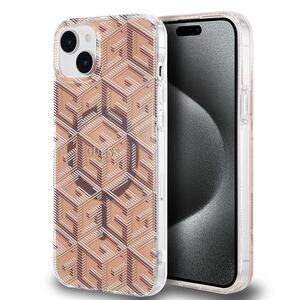 Husa pentru  iPhone 15 Plus cu MagSafe Guess - IML Series - maro