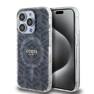 Husa pentru  iPhone 15 Pro Max cu MagSafe Guess - IML Series - negru