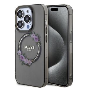 Husa pentru  iPhone 15 Pro Max cu MagSafe Guess - IML Series - negru