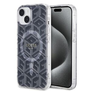 Husa pentru  iPhone 15 cu MagSafe Guess - IML Series - negru