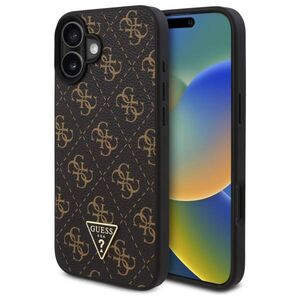 Husa pentru  iPhone 16 Guess - Hardcase 4G Series - negru