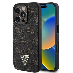 Husa pentru  iPhone 16 Pro Max Guess - Hardcase 4G Series - negru