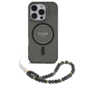 Husa pentru  iPhone 16 Pro cu MagSafe Guess - IML Series - negru denim