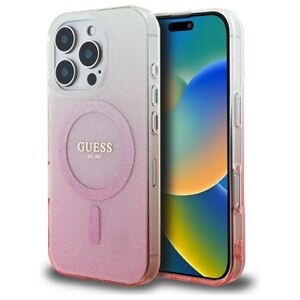 Husa pentru  iPhone 16 Pro cu MagSafe Guess - IML Series - roz neo