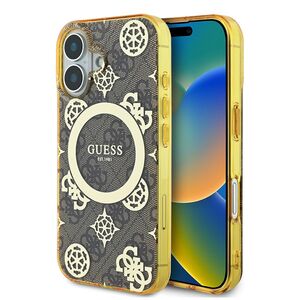 Husa pentru  iPhone 16 cu MagSafe Guess - IML Series - alb arctic