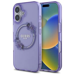 Husa pentru  iPhone 16 cu MagSafe Guess - IML Series - mov