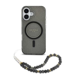 Husa pentru  iPhone 16 cu MagSafe Guess - IML Series - negru royal