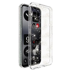 Husa pentru  Nothing CMF Phone 1 cu sclipici Liquid Crystal Glitter, transparent