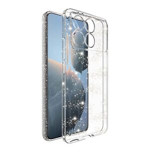 Husa pentru  Poco F6 Pro cu sclipici Liquid Crystal Glitter, transparent