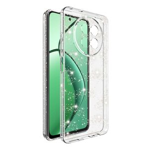 Husa pentru  Realme 12, 12X cu sclipici Liquid Crystal Glitter, transparent