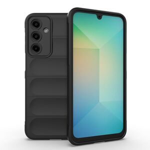 Husa pentru  Samsung Galaxy A16 Liquid Silicone, Microfibre Lining, Non-Slip Airbag Design, negru