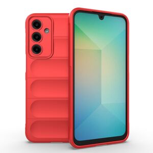 Husa pentru  Samsung Galaxy A16 Liquid Silicone, Microfibre Lining, Non-Slip Airbag Design, rosu