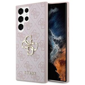 Husa pentru  Samsung Galaxy S24 Ultra Guess - Hardcase 4G Series - roz