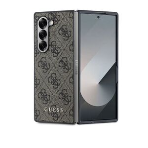 Husa pentru  Samsung Galaxy Z Fold 6 cu Guess - Hardcase 4G Series - maro