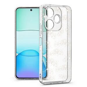 Husa pentru  Xiaomi Redmi 13 cu sclipici Liquid Crystal Glitter, clear