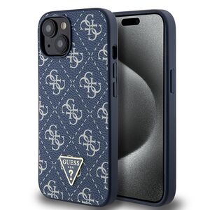 Husa pentru  iPhone 15 Guess - Hardcase 4G Series - albastru