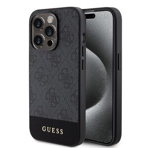 Husa pentru  iPhone 15 Pro cu MagSafe Guess - Hardcase 4G Series - gri