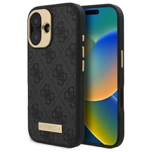 Husa pentru  iPhone 16 Plus cu MagSafe Guess - Hardcase 4G Series - negru denim