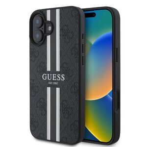 Husa pentru  iPhone 16 Plus cu MagSafe Guess - Hardcase 4G Series - negru