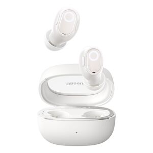 Casti Wireless Baseus Earbuds WM02+ True Wireless Stereo, Bluetooth V5.3, Smart Display - Alb