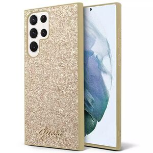 Husa pentru  Samsung Galaxy S24 Ultra Guess - Glitter Fixed - auriu