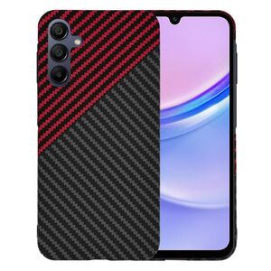 Husa pentru  Samsung Galaxy A16 CarbonFiber UltraSlim, Lightweight, rosu inchis
