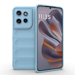 Husa pentru  Motorola Edge 50 Neo Liquid Silicone, Microfibre Lining, Non-Slip Airbag Design, albastru
