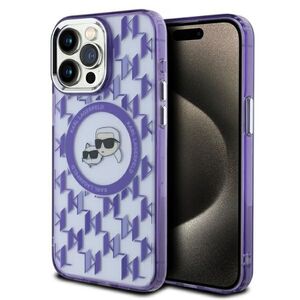 Husa pentru  iPhone 15 Pro Max Karl Lagerfeld - IML MagSafe - mov