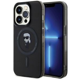 Husa pentru  iPhone 15 Pro Max Karl Lagerfeld - IML MagSafe - negru denim