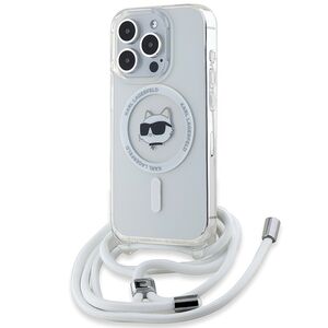 Husa pentru  iPhone 15 Pro Max Karl Lagerfeld - IML MagSafe - transparent neutru