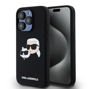 Husa pentru  iPhone 15 Pro Max Karl Lagerfeld - Silicone MagSafe - kaki