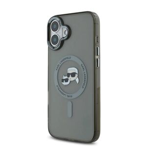 Husa pentru  iPhone 16 Karl Lagerfeld - IML MagSafe - gri