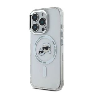 Husa pentru  iPhone 16 Pro Karl Lagerfeld - IML MagSafe - alb arctic