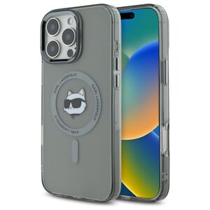 Husa pentru  iPhone 16 Pro Max Karl Lagerfeld - IML MagSafe - grey