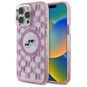 Husa pentru  iPhone 16 Pro Max Karl Lagerfeld - IML MagSafe - roz
