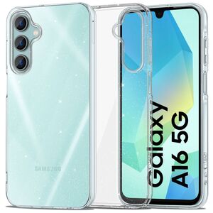 Husa pentru  Samsung Galaxy A16 cu sclipici Liquid Crystal Glitter, transparent