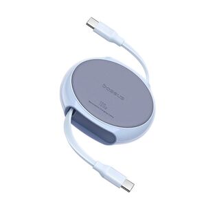Cablu Baseus - Data Cable Pathfinder Series USB Tip C - USB Tip C 100W, retractabil, 1m -  albastru